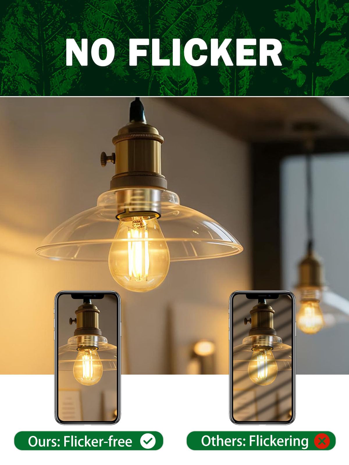 ROMANJOY 230V B22 Dimmable G45 4W LED Light Bulb, 4 Pack (2700K Warm)