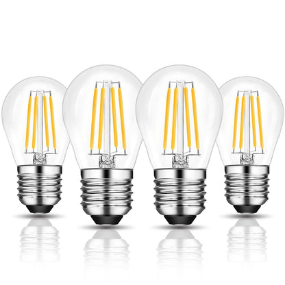ROMANJOY 230V E27 Dimmable G45 4W LED Light Bulb, 4 Pack (2700K Warm)
