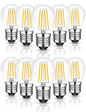 ROMANJOY 230V E27 Dimmable G45 6W LED Light Bulb, 10 Pack (2700K Warm)