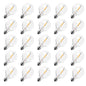 ROMANJOY 230V E12 1W G40 LED Light Bulbs, 25 Pack (2200K Warm)